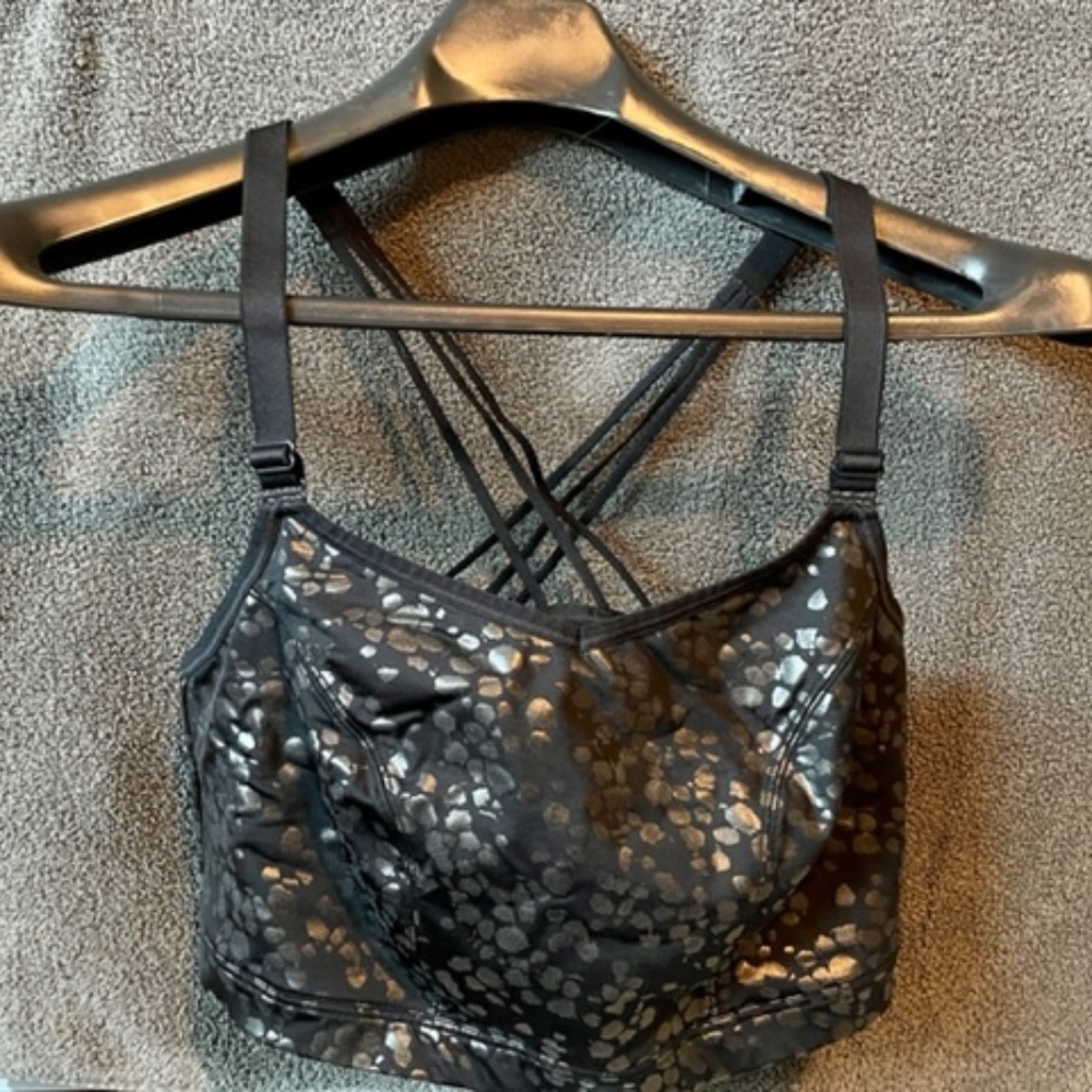 Livi Active / Lane Bryant Sexy Black Leopard / Spot Bra! 18/20